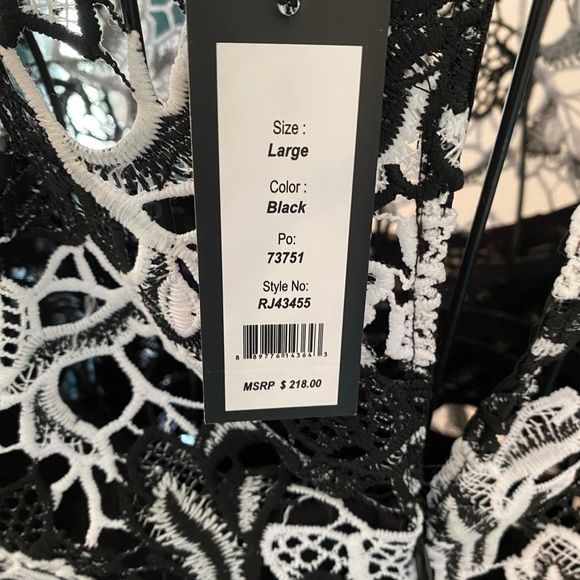 Romeo & Juliet couture black/white dress, size L. - Picture 5 of 10